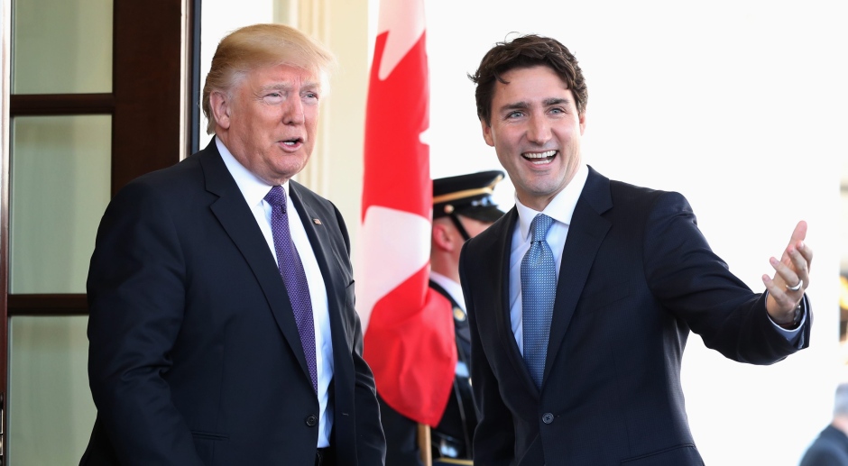 Trump and Trudeau (Andrew Harnik/Associated Press)