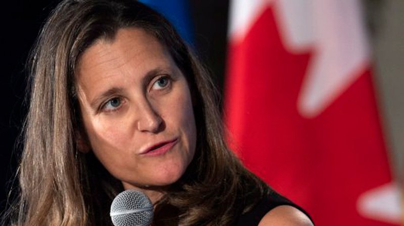 Canada's Foreign Minister Chrystia Freeland said the country will not back down on retaliatory tariffs (reuters)