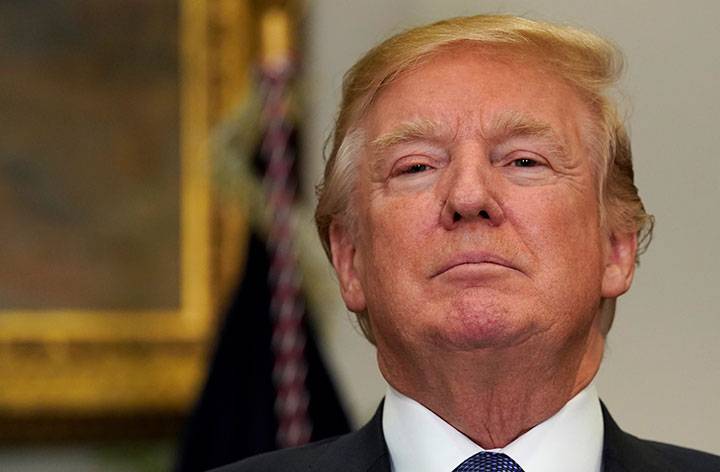 U.S. President Donald Trump
Reuters/Kevin Lamarque