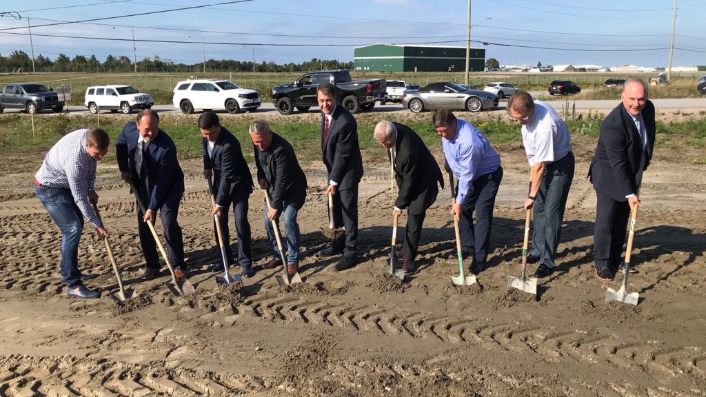 Canada Meat Group breaks ground on their new location.