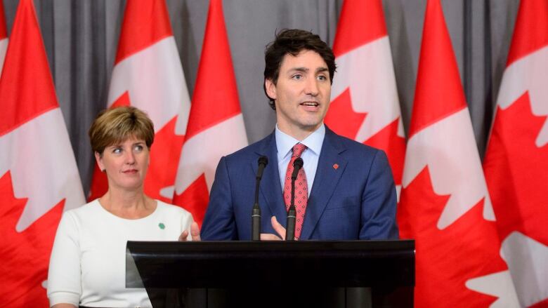 Prime Minister Justin Trudeau and  Agriculture and Agri-food Minister Marie-Claude Bibeau (Sean Kilpatrick/Canadian Press)