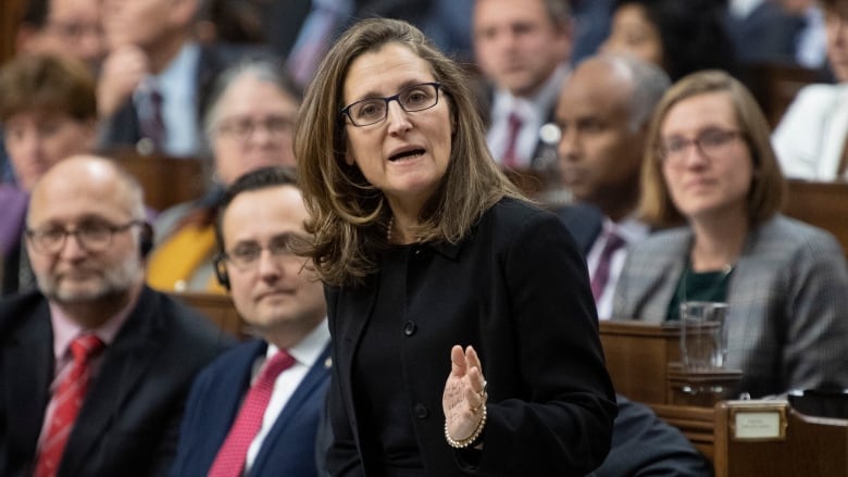 Deputy Prime Minister Chrystia Freeland is heading to Mexico City for what the Canadian government hopes will be the finalization of changes to the new NAFTA. (Adrian Wyld/Canadian Press)