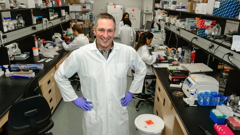 Darryl Falzarano, a research scientist at VIDO-InterVac in Saskatoon, is working on developing a vaccine for COVID-19. (Debra Marshall Photography)