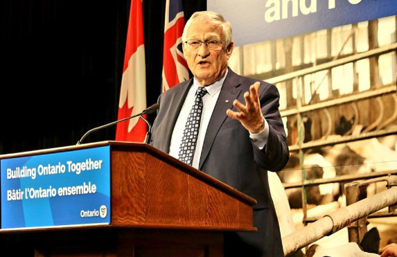 Ontario Minister of Agriculture, Food and Rural Affairs, Ernie Hardeman - courtesy photo