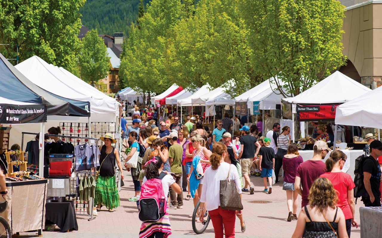EPIC TRAIL The BC Farmers' Market Trail helps users learn more about the 145 featured markets across the province, with info on what's in season, participating vendors, and trip-planning resources. Photo by Mike Crane / Courtesy of Tourism Whistler