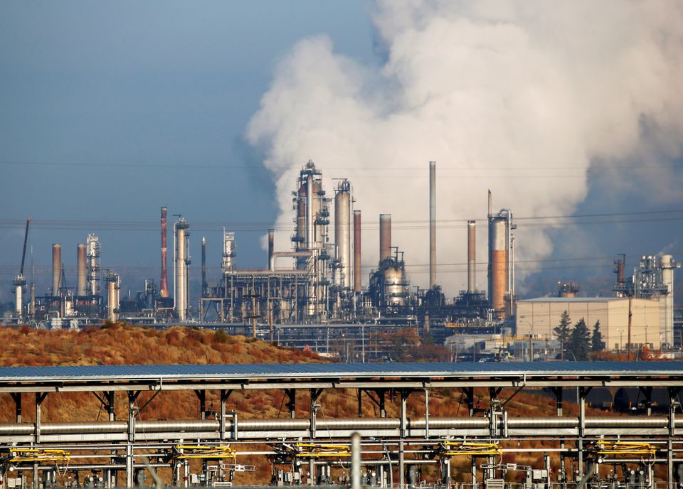 The Imperial Strathcona Refinery near Edmonton, Alberta, REUTERS/Todd Korol