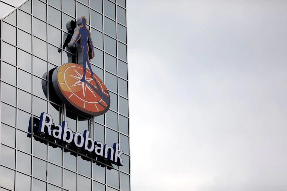 The Rabobank logo is seen at its headquarters in Utrecht, Netherlands August 21, 2018. REUTERS/Eva Plevier/File Photo