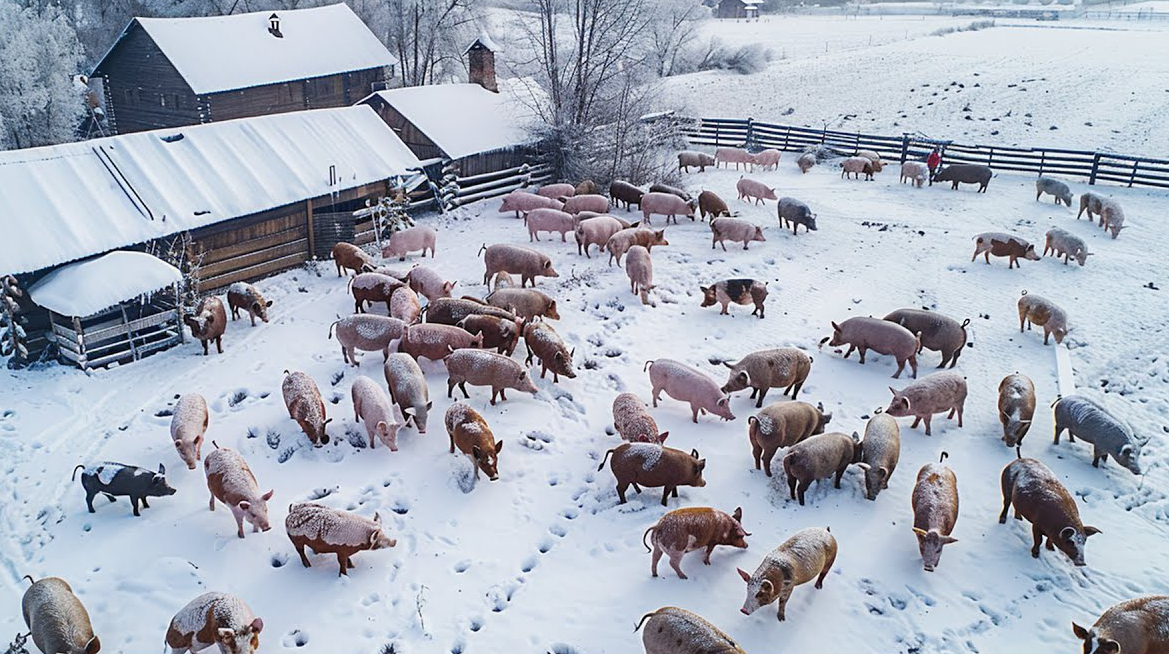 RussianPigFarmWinter2024